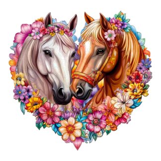 Wooden Jigsaw Puzzle – majestic horses