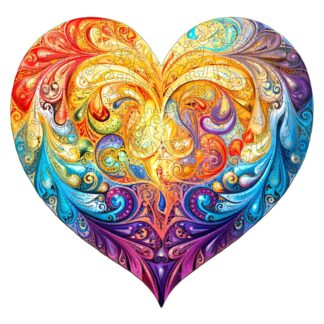 Wooden Jigsaw Puzzle-Sweet Heart