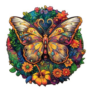 Wooden Jigsaw Puzzle – Ancient Butterfly 2