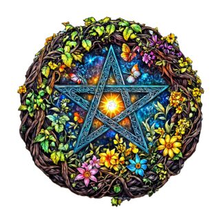 Wooden Jigsaw Puzzle – Natural Starburst
