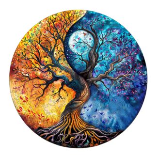 Wooden Jigsaw Puzzle – YIN YANG TREE OF LIFE 9