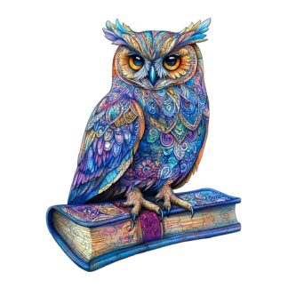 Wooden Jigsaw Puzzle – Elegant Owl