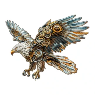 Wooden Jigsaw Puzzle – powerful eagle