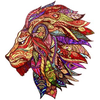 Wooden jigsaw puzzle-THE JUNGLE KING