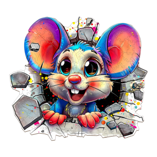 Wooden Jigsaw Puzzle – wall rat-2